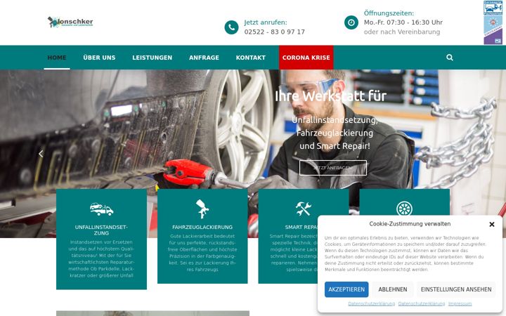 Screenshot of jonschker-oelde.de