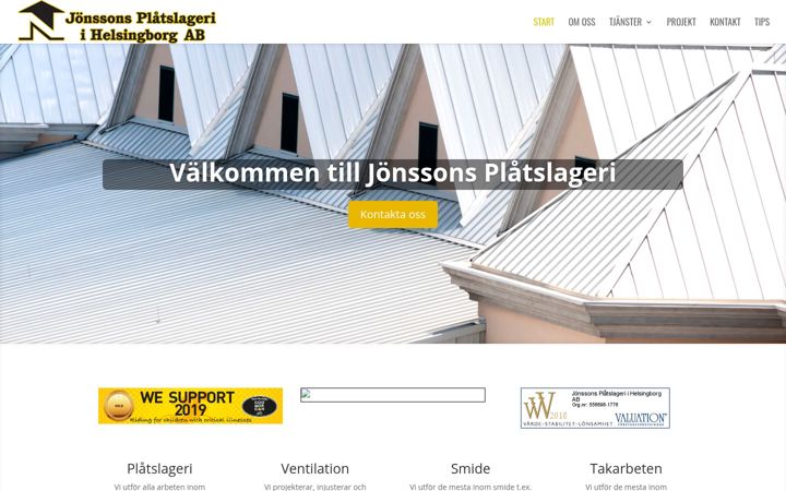Screenshot of jonssonsplatslageri.se