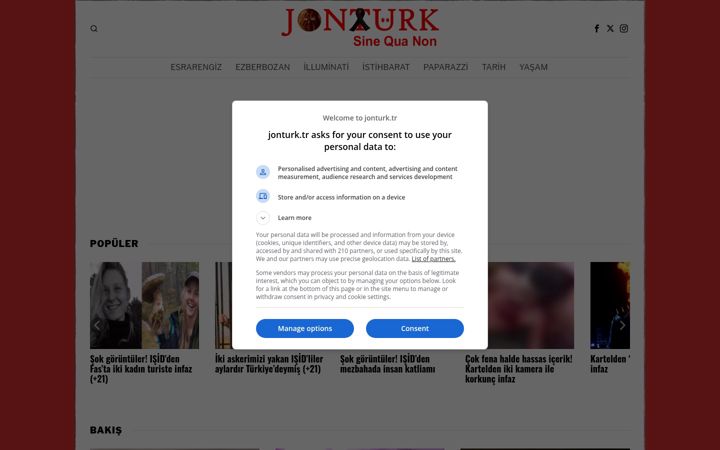 Screenshot of jonturk.tr