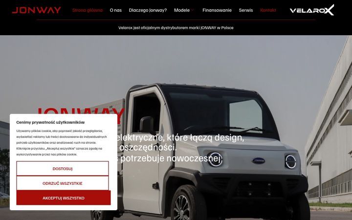 Screenshot of jonway.pl