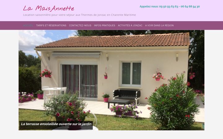 Screenshot of jonzac-location.fr