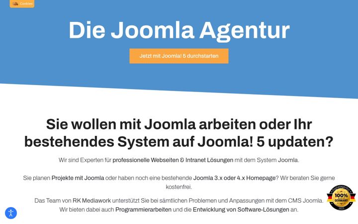 Screenshot of joomla4-agentur.de