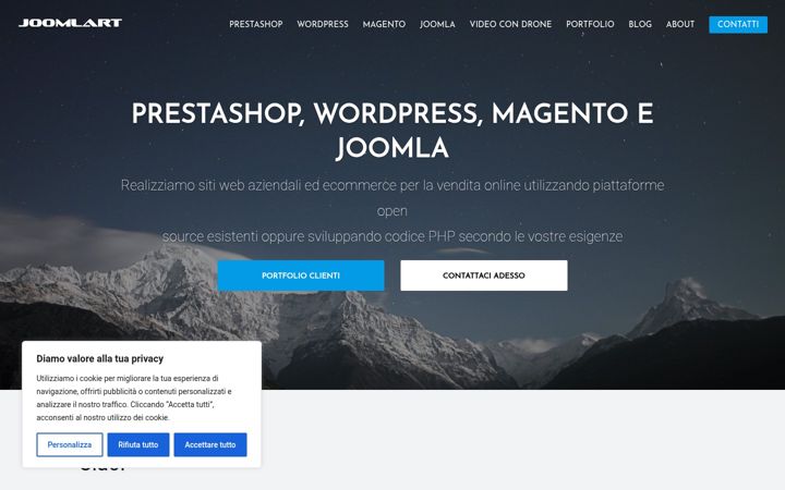 Screenshot of joomlart.it