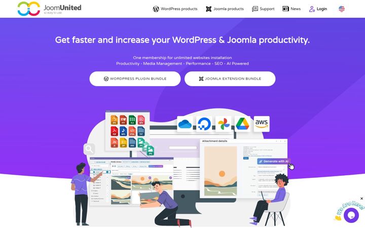 Screenshot of joomunited.com
