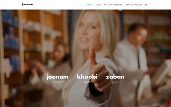 Screenshot of joonam.eu
