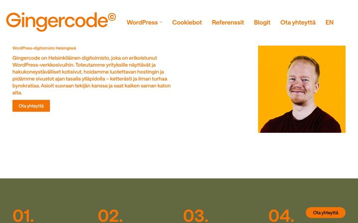 Screenshot of joonapenttila.fi