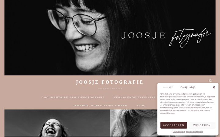 Screenshot of joosjefotografie.nl