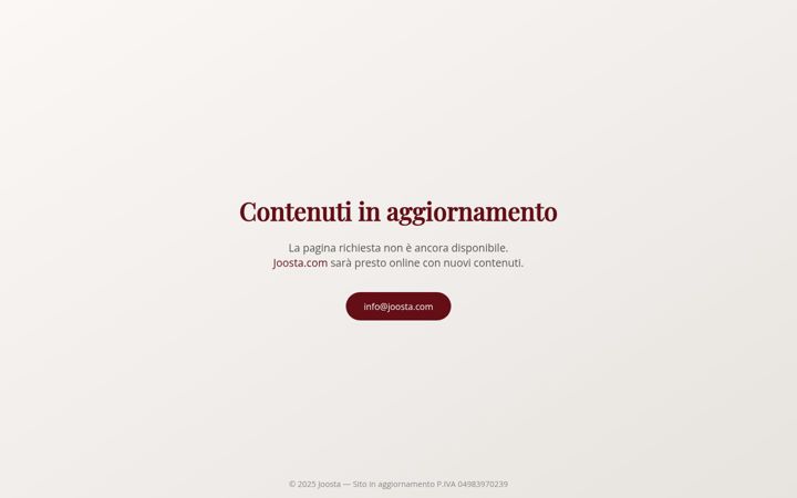 Screenshot of joosta.com