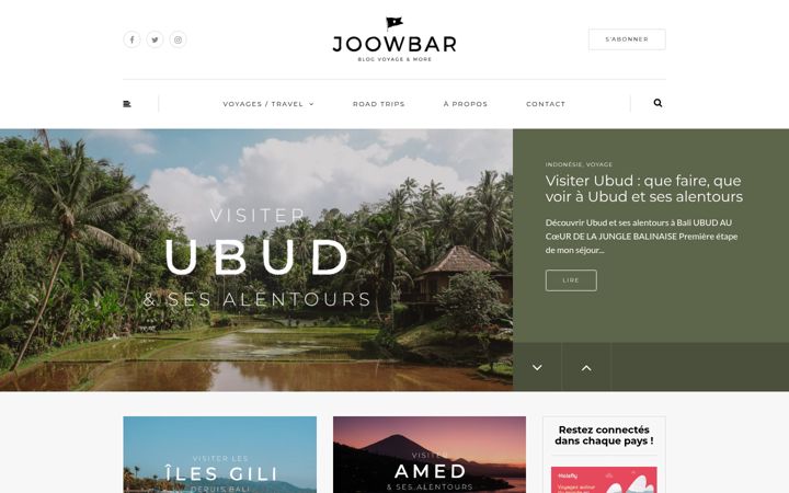 Screenshot of joowbar.com