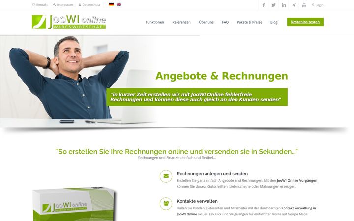 Screenshot of joowi.de
