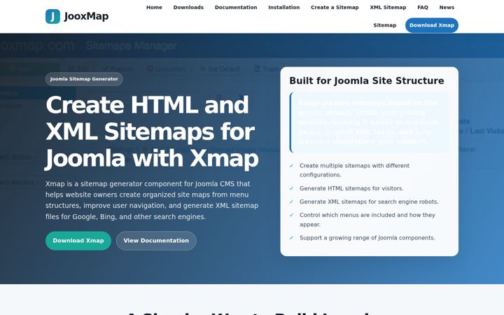 Screenshot of jooxmap.com