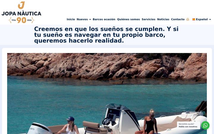 Screenshot of jopanautica.com