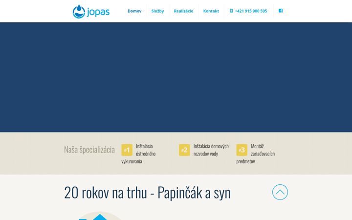 Screenshot of jopas.sk