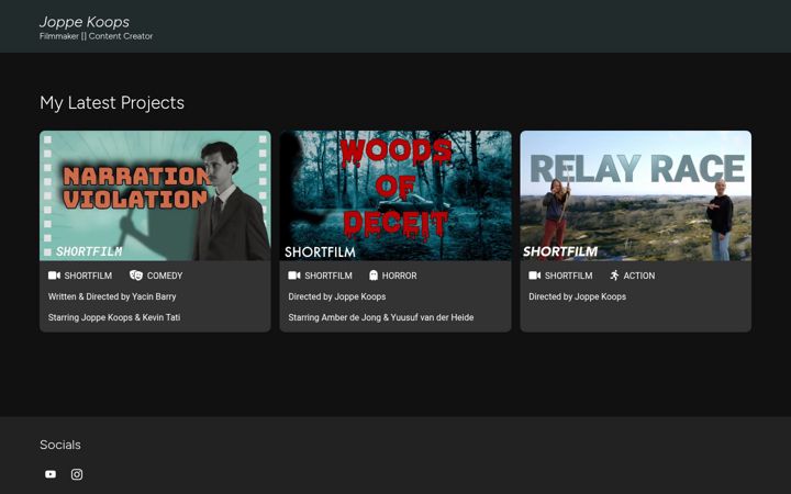 Screenshot of joppekoops.nl