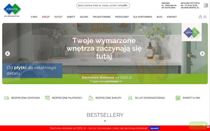 Screenshot of jorapol.pl