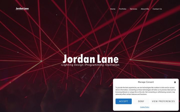 Screenshot of jordan-lane.co.uk