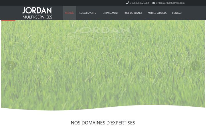Screenshot of jordan-multiservices.fr