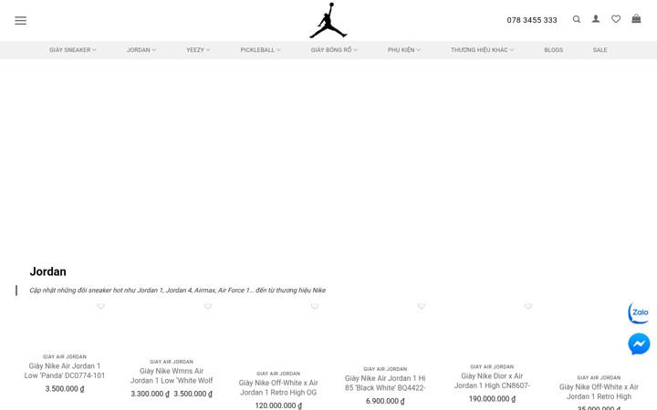 Screenshot of jordan1.vn