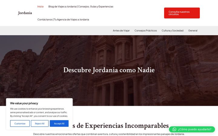 Screenshot of jordania.eu