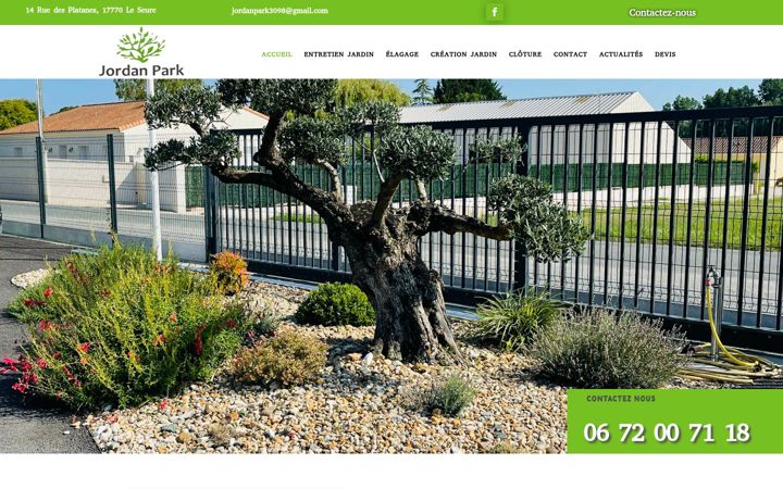 Screenshot of jordanpark-paysagiste-cognac.fr
