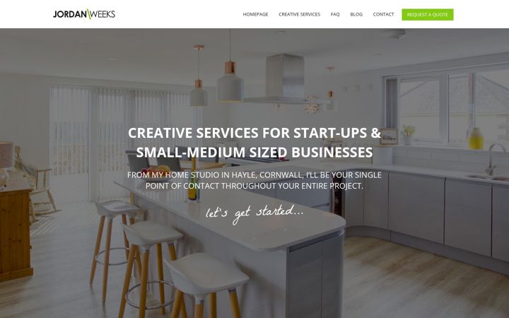 Screenshot of jordanweeks.com