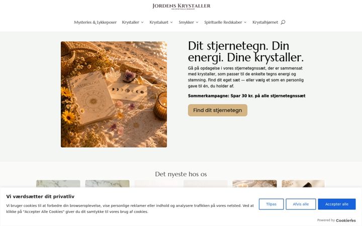 Screenshot of jordenskrystaller.dk