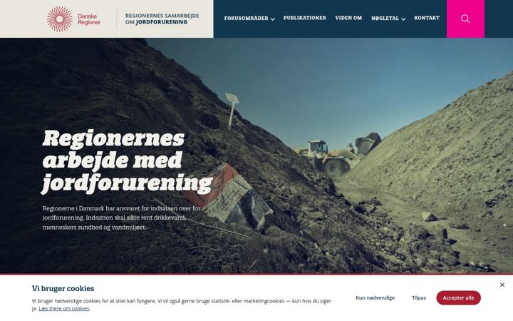 Screenshot of jordforureninger.dk