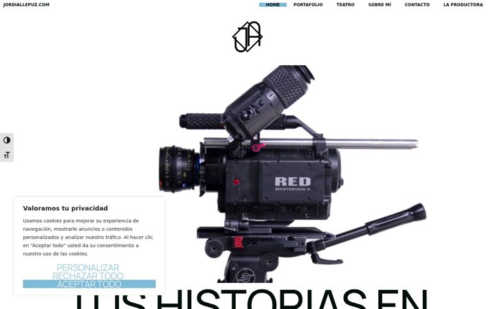 Screenshot of jordiallepuz.com