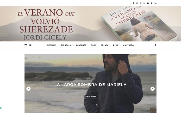 Screenshot of jordicicely.com