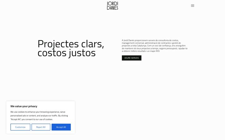 Screenshot of jordidanes.com