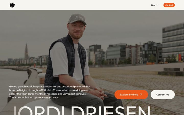 Screenshot of jordidriesen.be