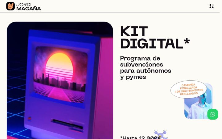 Screenshot of jordimagana.com