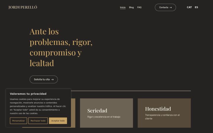 Screenshot of jordiperelloabogados.com