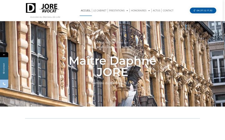 Screenshot of jore-avocat.com