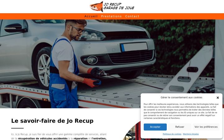 Screenshot of jorecup-garagejoue.fr