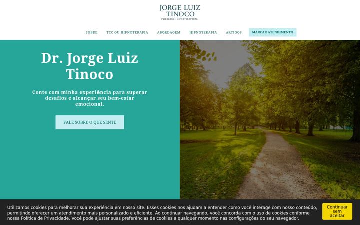 Screenshot of jorgeluiztinoco.com