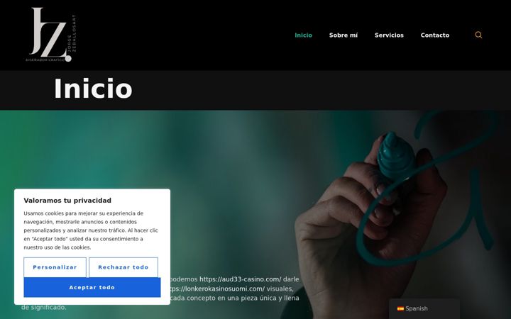 Screenshot of jorgezeballosart.es
