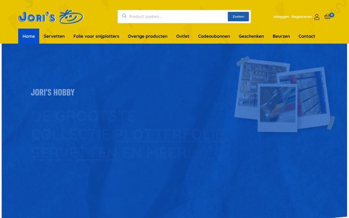 Screenshot of jorihobby.com