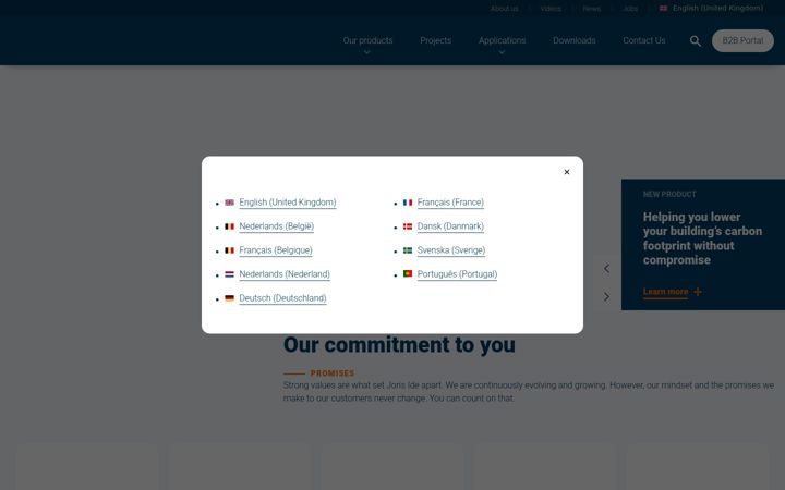Screenshot of joriside.com