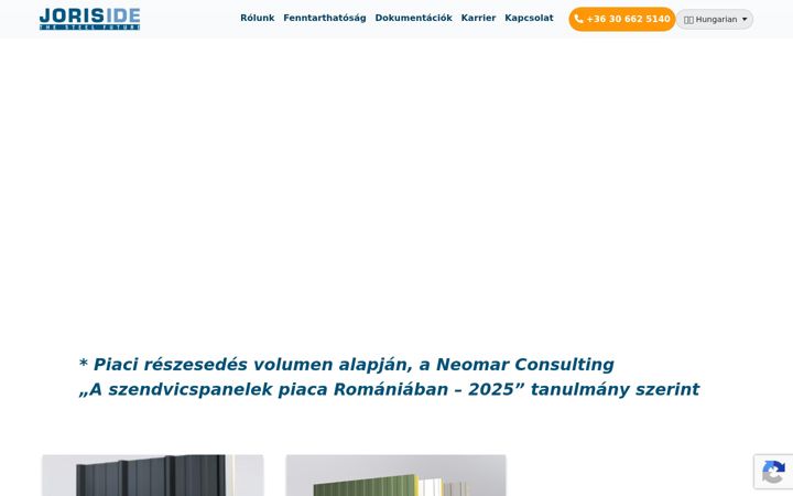 Screenshot of joriside.hu