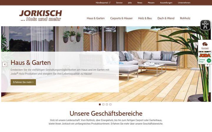 Screenshot of jorkisch.de
