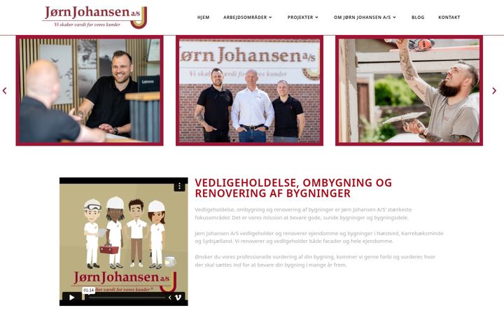 Screenshot of jorn-johansen.dk
