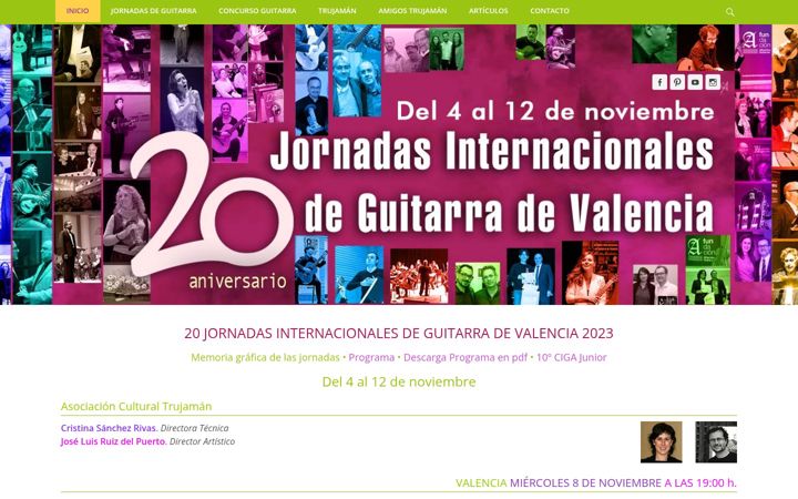 Screenshot of jornadasdeguitarra.com