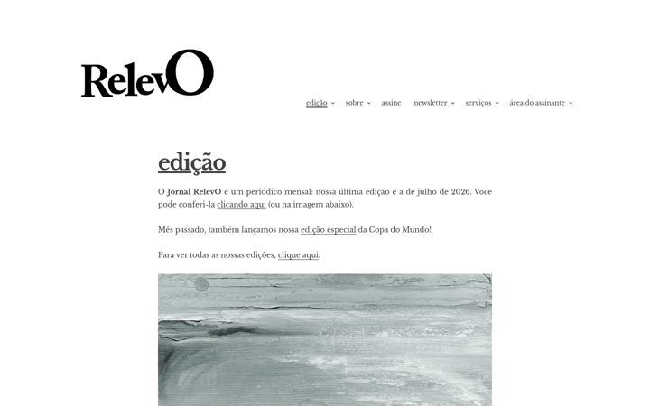 Screenshot of jornalrelevo.com