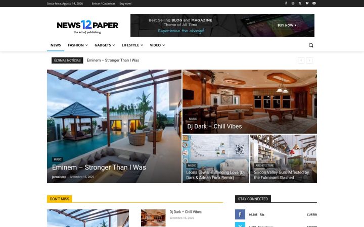 Screenshot of jornalstop.com.br