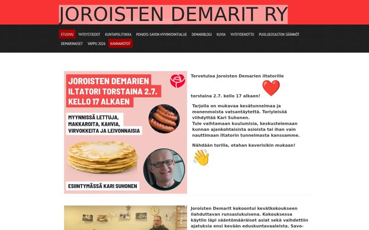 Screenshot of joroistendemarit.com