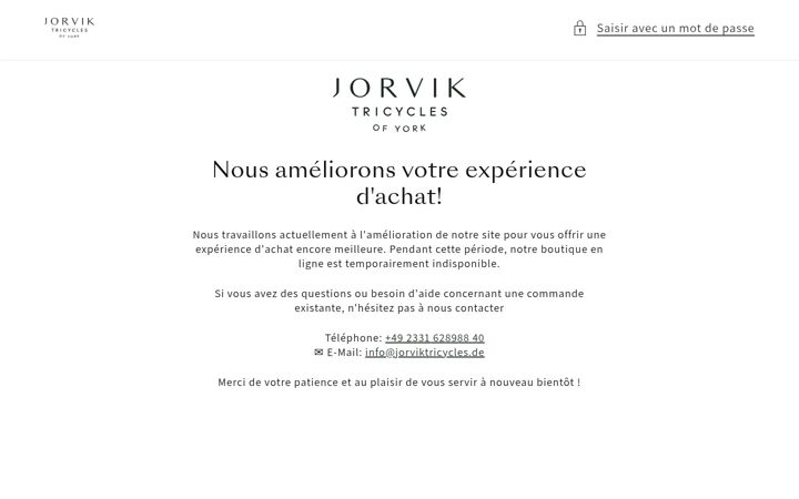 Screenshot of jorviktricycles.fr