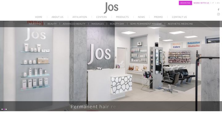 Screenshot of jos-beauty.com