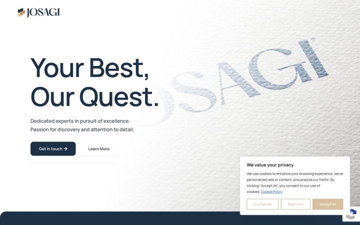 Screenshot of josagi.com