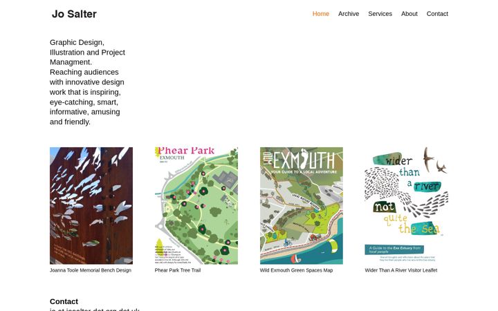 Screenshot of josalter.org.uk